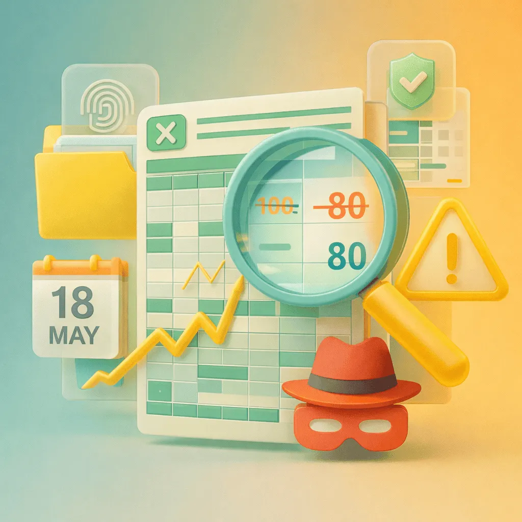 Cómo detecta la Inspección de Trabajo un Excel manipulado: 7 señales que delatan el fraude