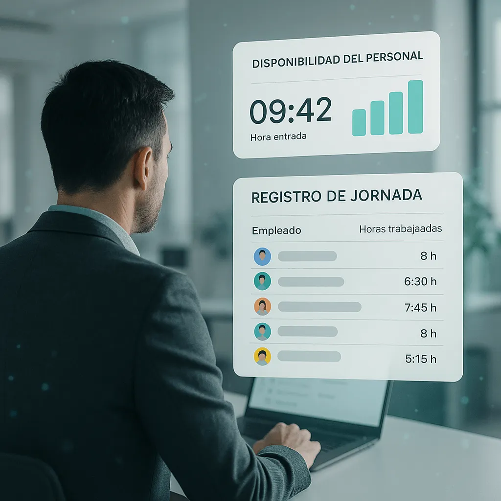 ¿Cómo mejorar la comunicación entre el personal y la dirección en cuanto al registro de la jornada laboral y la gestión de disponibilidad ?