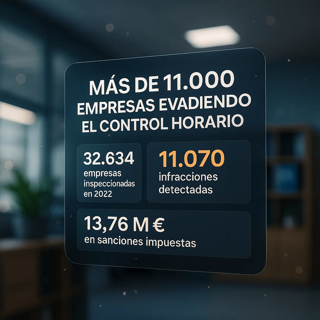 La Inspección de Trabajo descubre a más de 11.000 empresas burlando el control horario y la jornada laboral