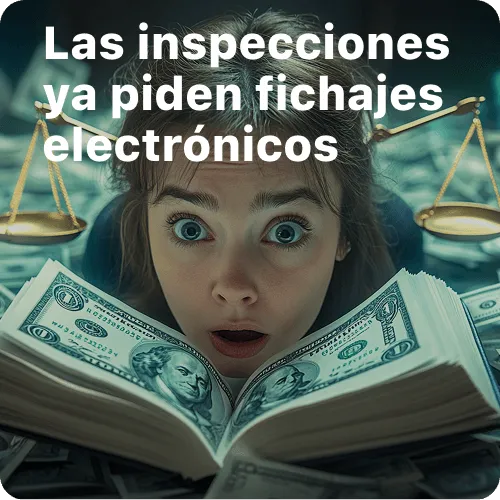 Las inspecciones ya piden fichajes electrónicos