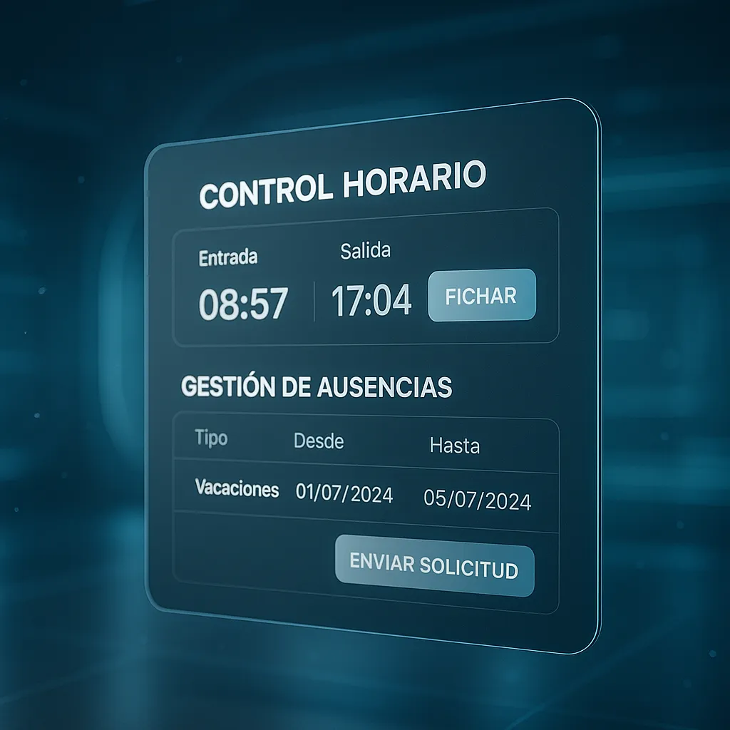 Una app para fichar y pedir vacaciones en 2025