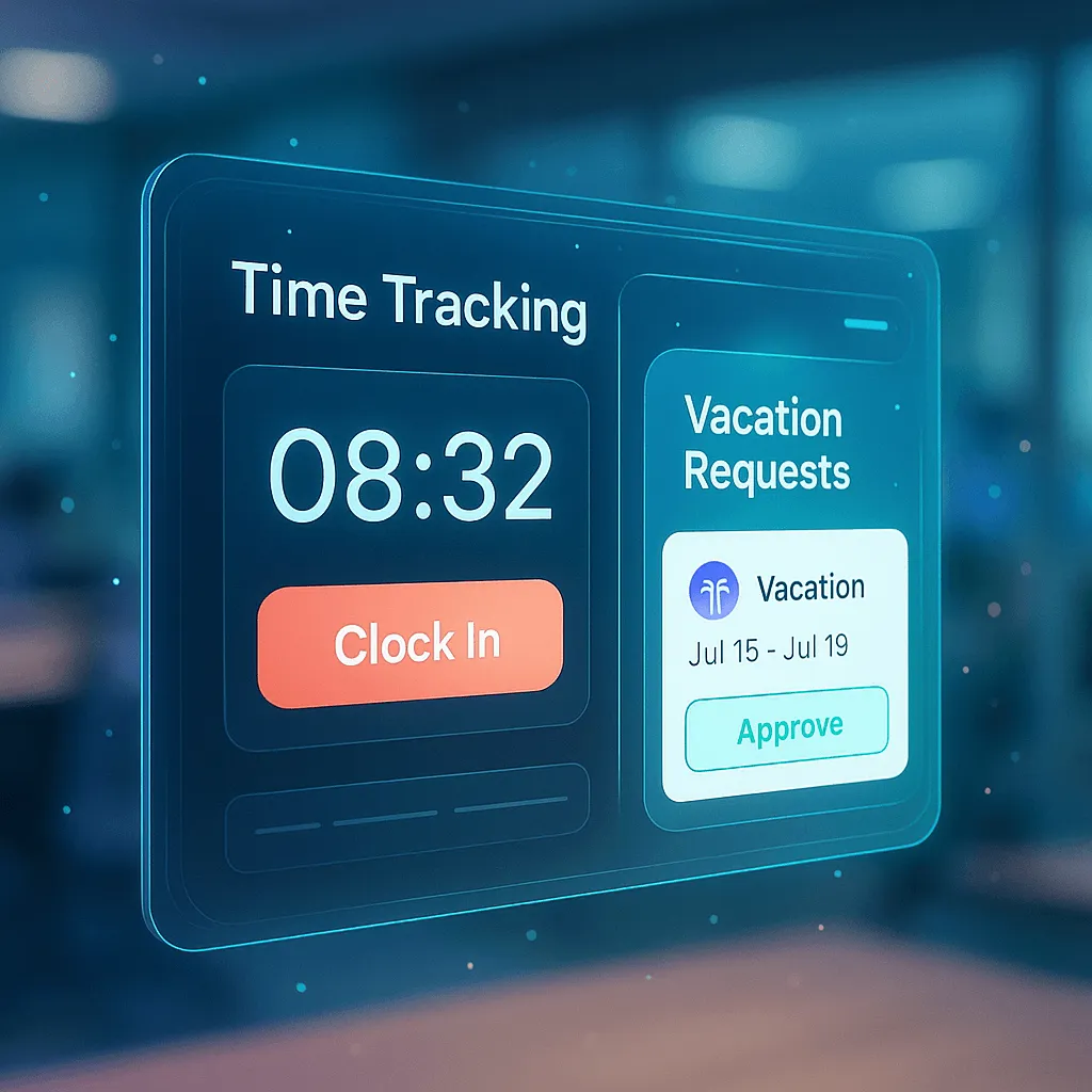 Una sola app para fichar y pedir vacaciones
