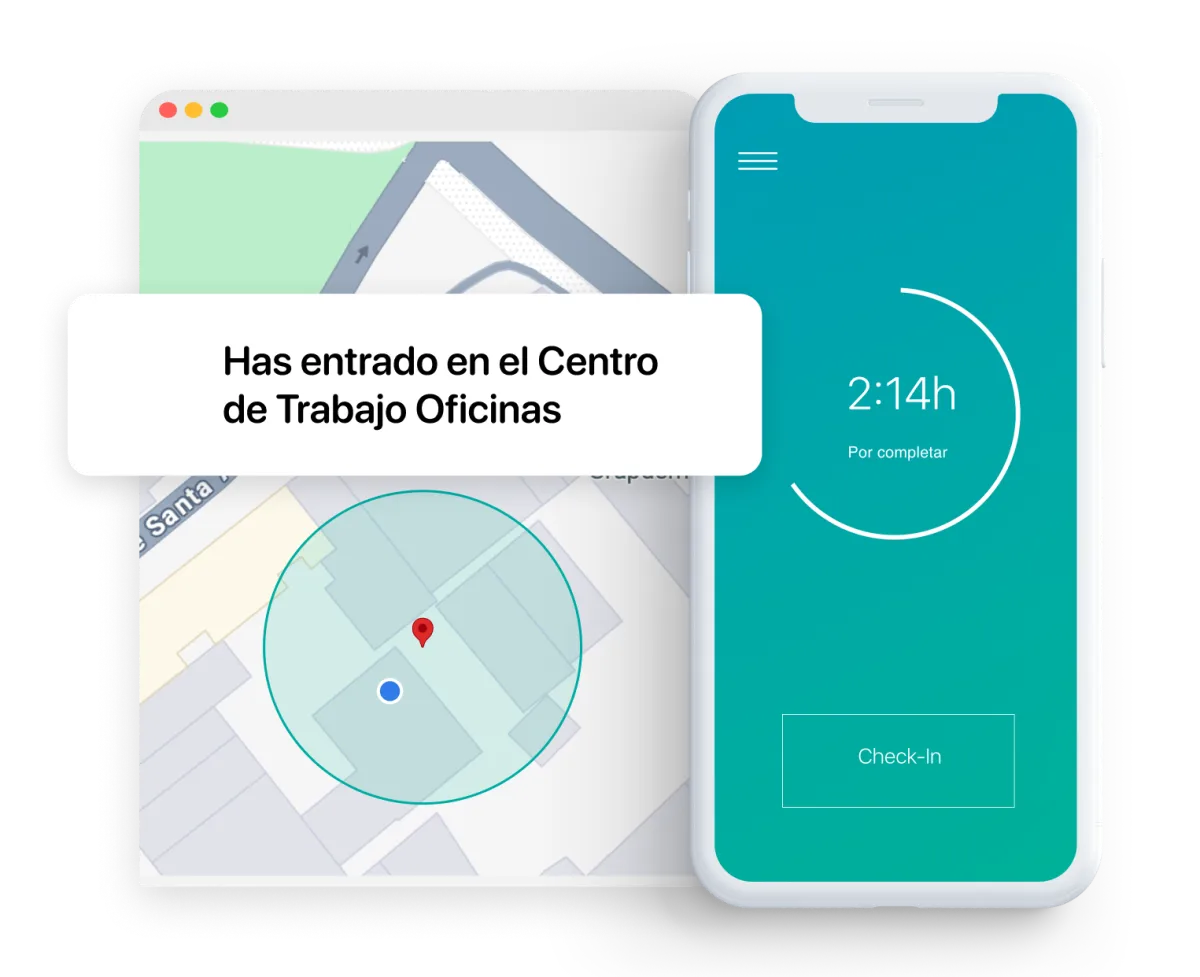 Fichajes automáticos por geolocalización