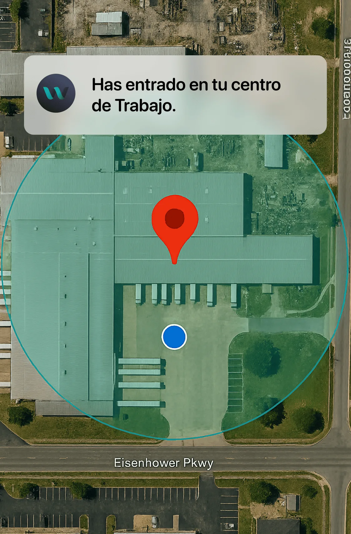 INWOUT fichaje automático vista lista