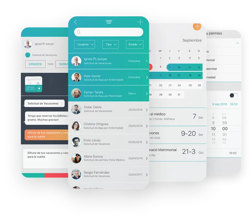 INWOUT — aprobación de permisos desde el móvil